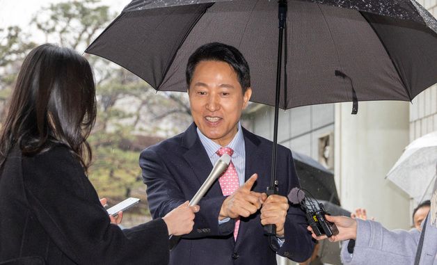 2차 공판 출석하는 오세훈 시장