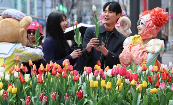 '봄꽃 핫플' 에버랜드에서 만나요