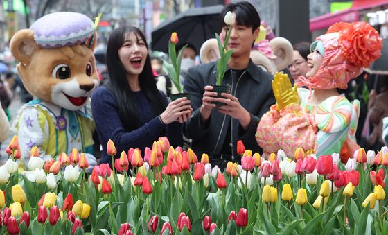'봄꽃에 빠져 보세요'… 에버랜드 튤립축제 20일 개막