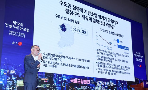 '수도권 집중과 지방소멸 위기 맞물려'