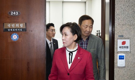 장동혁 대표와 면담 마친 이인선 의원