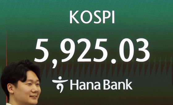 상승세로 마친 코스피…5900선 회복