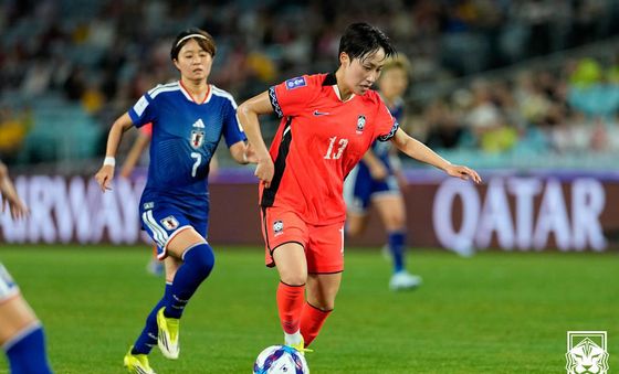 드리블하는 박수정