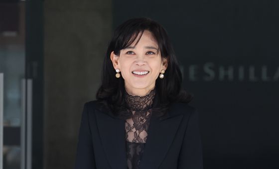 활짝 웃는 이부진 사장