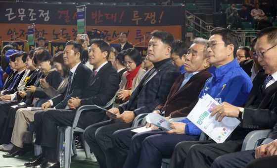 환경공무관 한마음축제 참석한 정청래-오세훈-정원오