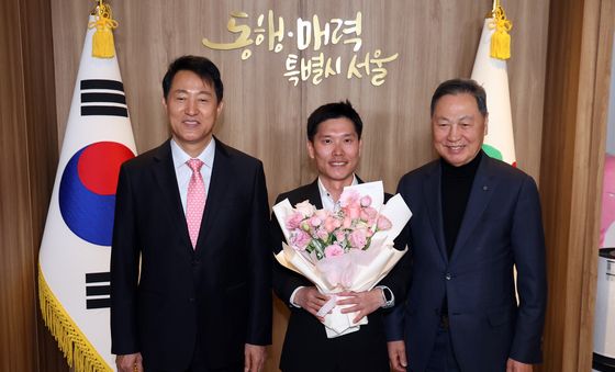 오세훈, 서울시청서 선수단 오찬 간담회