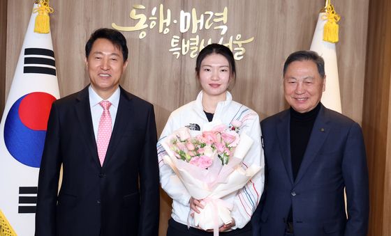 오세훈 시장, 올림픽 선수단과 소통