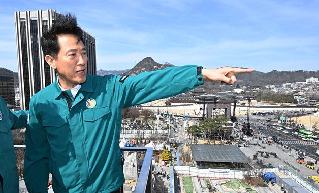 오세훈 서울시장, BTS 광화문 공연 시설 점검