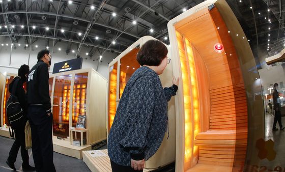 나 홀로 사우나?