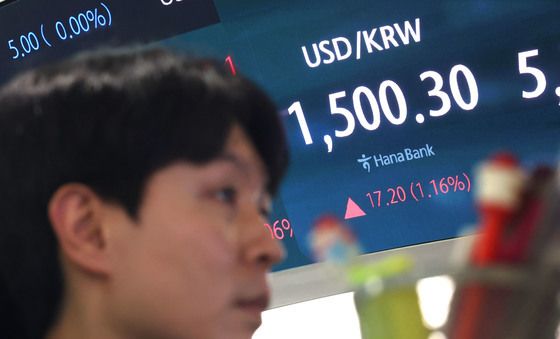 환율 장중 1500원 재돌파