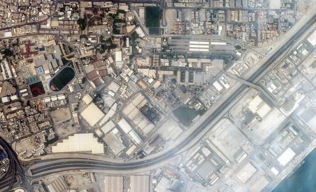 [포토] 이란의 공격을 받은 바레인의 미국 해군 기지