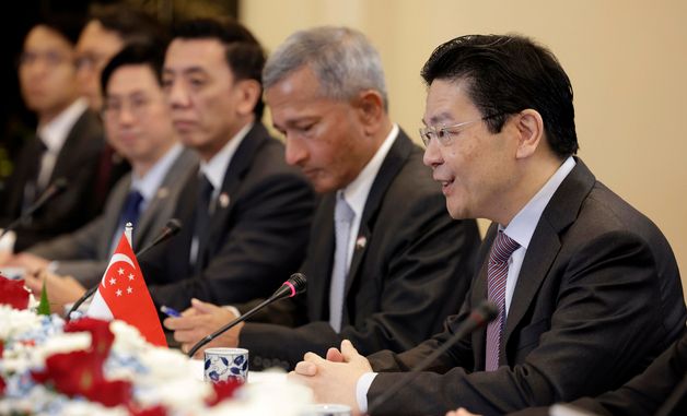 한·싱가포르 정상회담 발언하는 로렌스 웡 총리