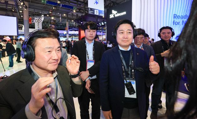 노태문 사장과 만난 홍범식 LG유플러스 대표