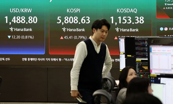코스피, 5,800선 회복 출발…코스닥도 상승