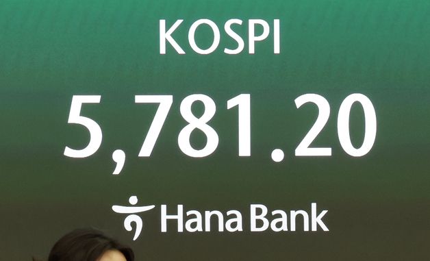 코스피, 5780선 마감