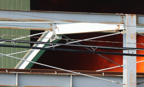 화마 앞에 선 소방대원