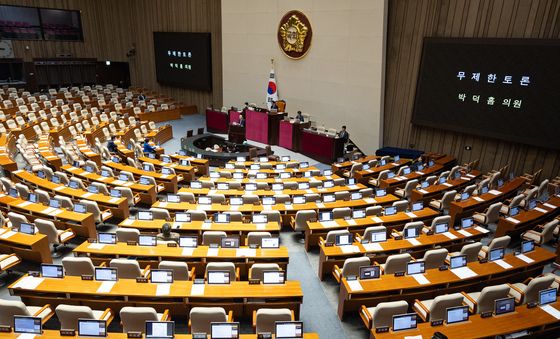 중수청법 필리버스터 계속