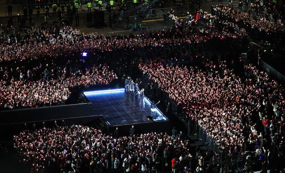 광화문광장 달군 BTS