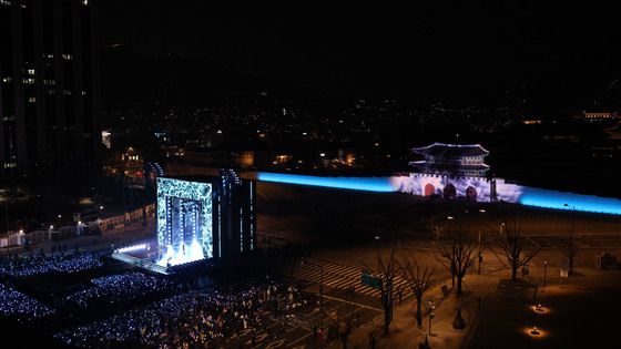 BTS 컴백, 광화문광장 들썩