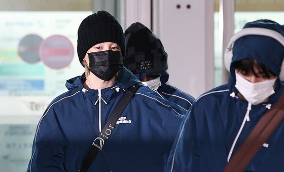 출국하는 BTS 지민