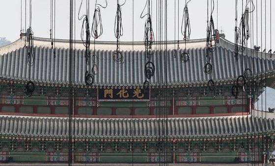 일상 복귀로 분주한 광화문광장