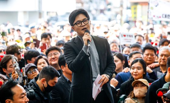 경동시장 찾은 한동훈