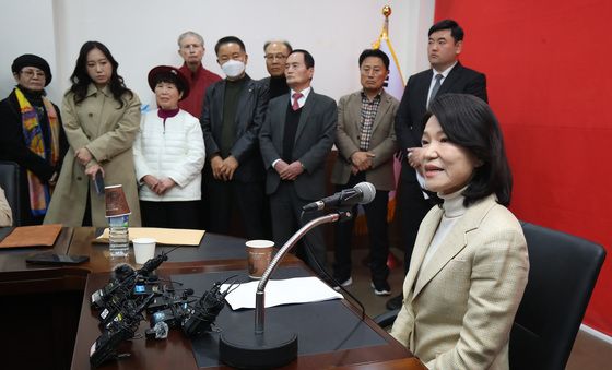 이진숙, 공천 컷오프 불복 기자회견