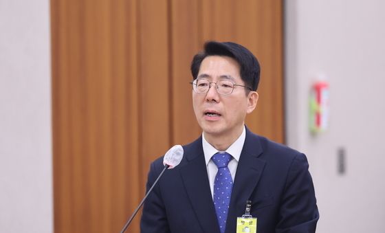 인사말하는 황종우 후보자