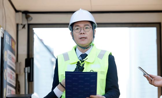 안전 공약 발표 나선 정원오 예비후보