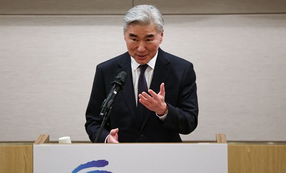 강연하는 성 김 현대자동차그룹 사장