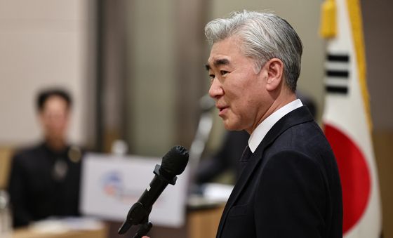 특별강연 하는 성 김 현대자동차그룹 사장