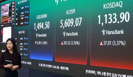 상승 출발하는 코스피와 코스닥