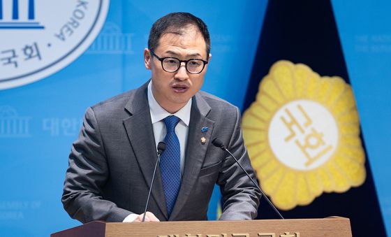 부울경 통합 관련 기자회견하는 김상욱 민주당 울산시장 후보