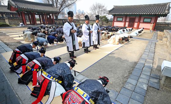 공자와 성현 기리는 춘계 석전대제