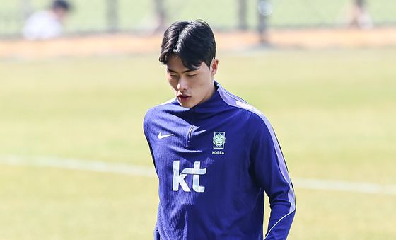 훈련하는 김명준