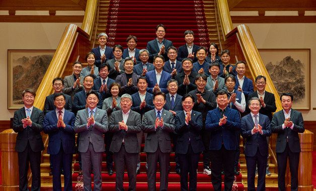 이재명 대통령, 한국노총 초청간담회