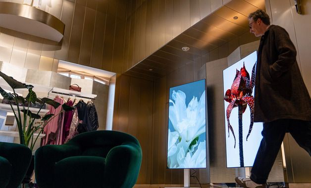 LG전자, 美 뉴욕 백화점 '쁘렝땅'서 올레드 TV 특별 전시