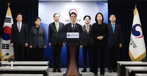 비상경제 대응체계 관련 브리핑하는 김민석 총리