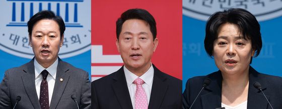 국민의힘 서울시장 후보 3파전