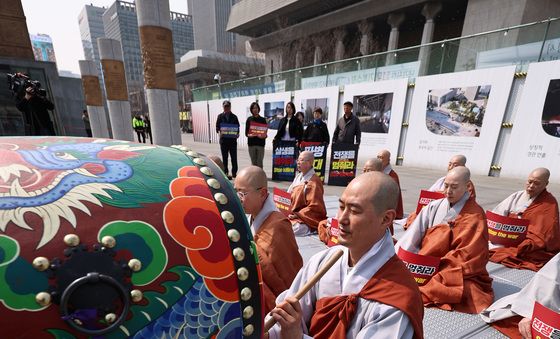 조계종 사노위 평화 기도회