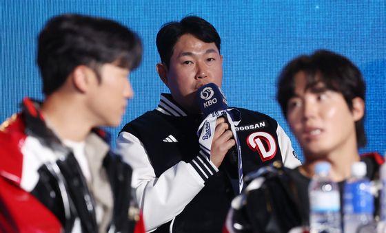 각오를 밝히는 양의지