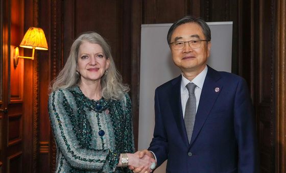 조현 장관, 앨리슨 후커 美 국무부 정무차관 접견