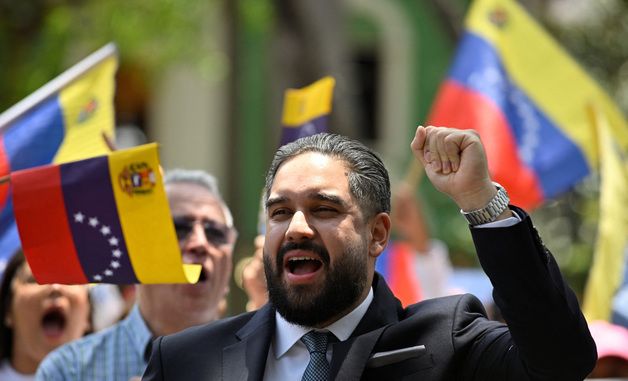 [포토] 니콜카스 마두로 전 대통령의 아들인 니콜라스 마두로 게라