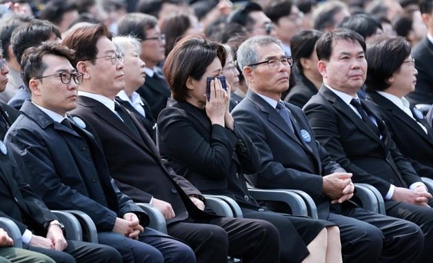 제11회 서해수호의 날 기념식 참석한 김혜경 여사