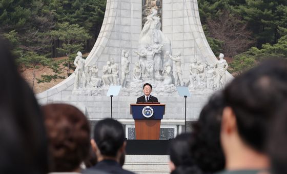 서해수호의 날 기념사하는 이재명 대통령