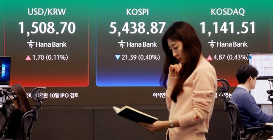 낙폭 줄인 코스피 '5400선' 회복