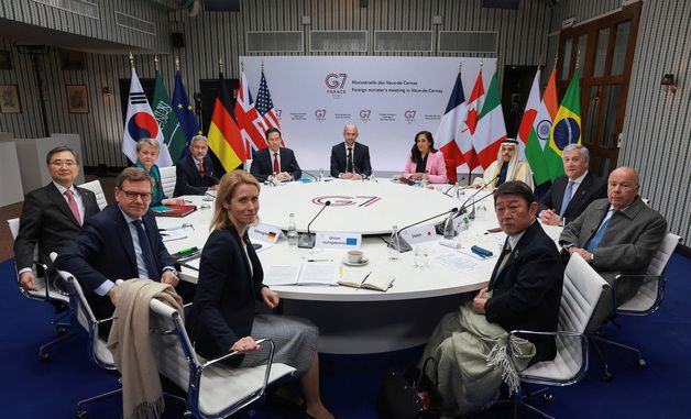 G7 외교장관회의 참석한 조현 외교부 장관