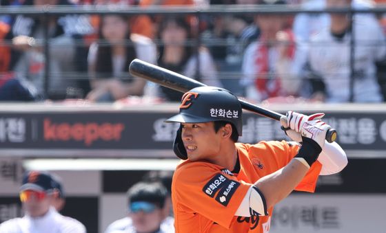 한화 홈경기 1번타자 나선 오재원