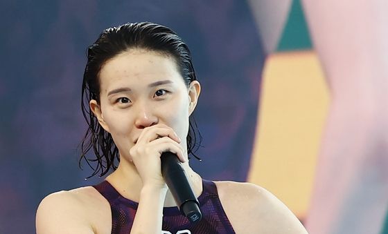 400m 우승 소회 밝히는 한다경