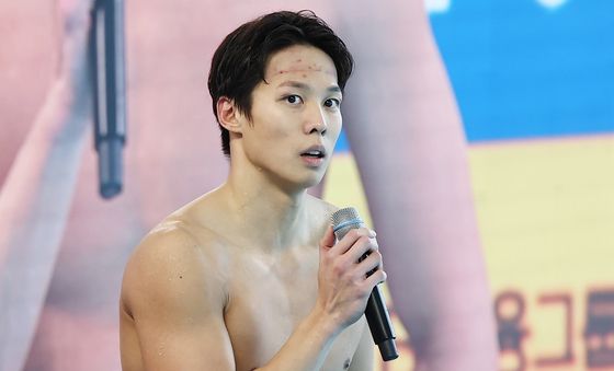 접영 100m 우승한 양재훈